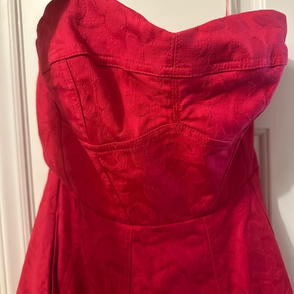 Anthropolgie Strapless Midi-Dress - Picture 2 of 7